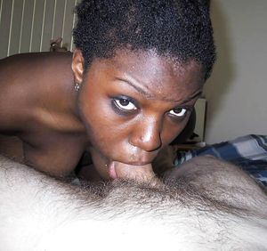 sexy black girl sucking