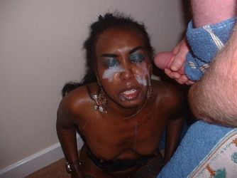 Black Ebony Amateur Facials - Nasty ebony facials